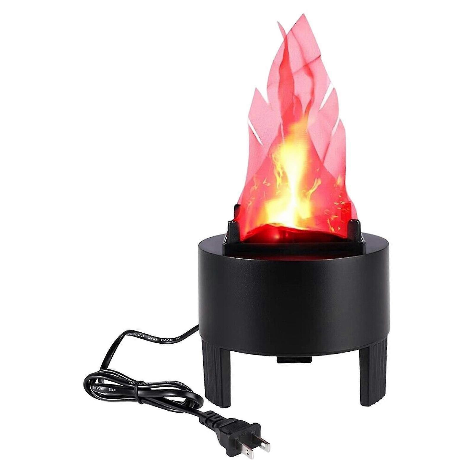 3d Fake Flame Light Electric Campfire Artificial Flickering Fire Effect Decor Fp