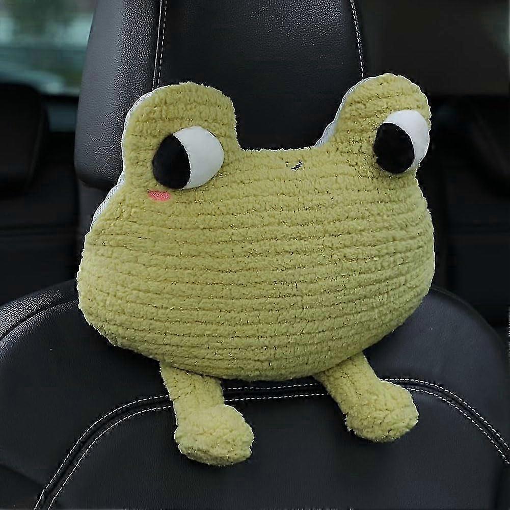 Frog-Shaped Plush Neck Pillow