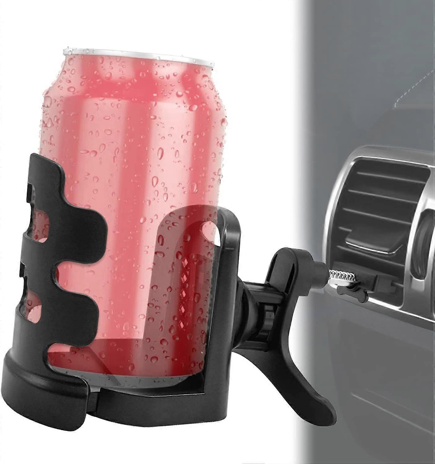 Compact Portable Walker Cup Holder, Durable ABS, Easy Spring-Clip Installation