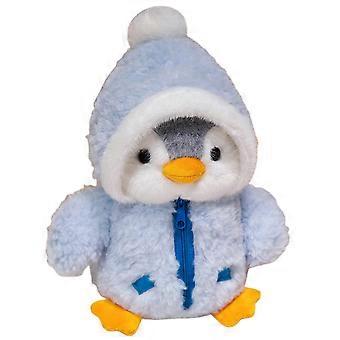 Penguins Stuffed Animal Toy Cute Christmas Penguins Plush with Hat Clothes Baby Comforting Sleep Doll for Boys Girls
