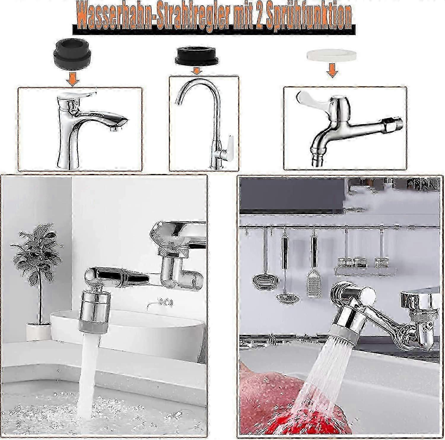 Faucet Attachment, Aerator, Multifunctional Extension Tap-Good