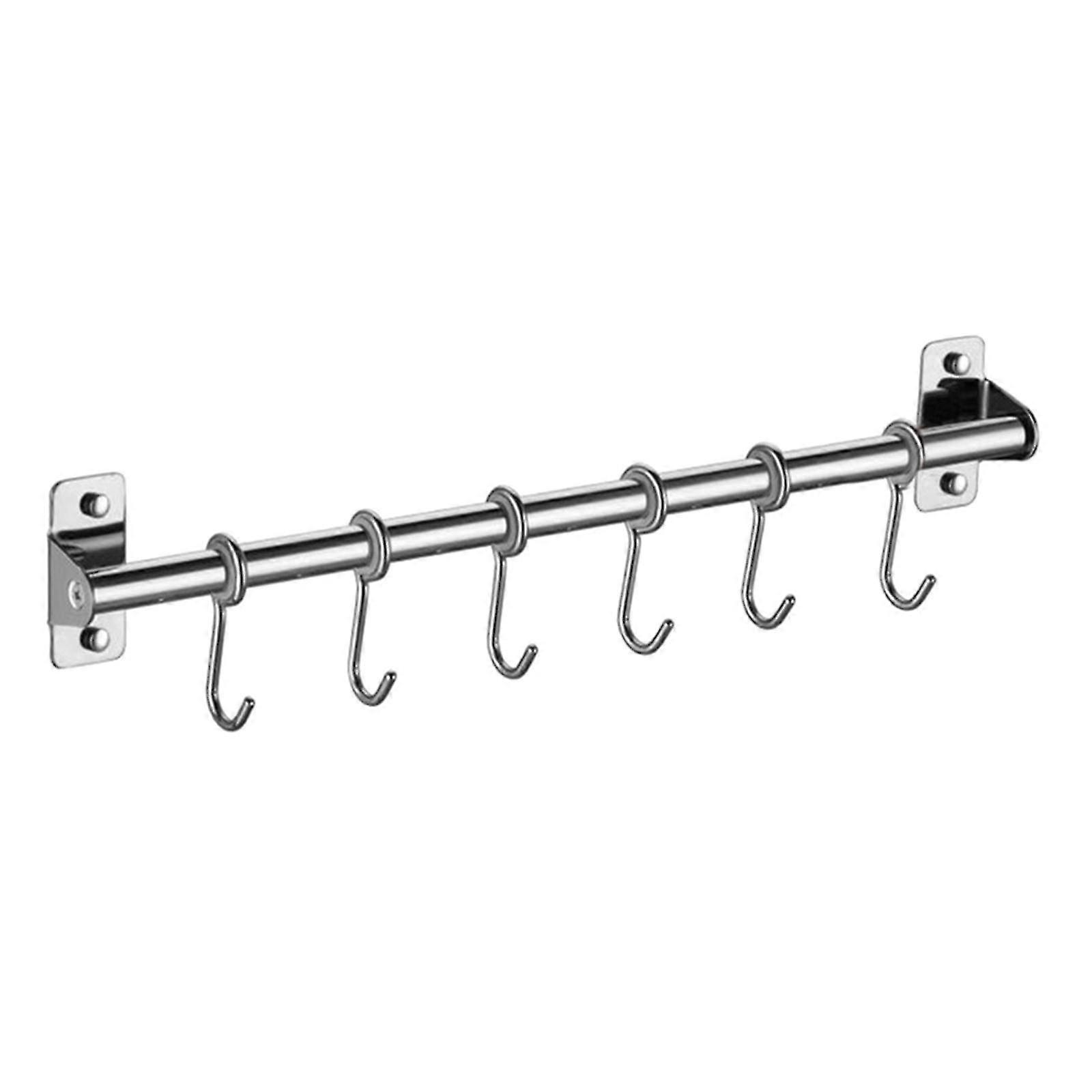 Moveable Hook Stainless Kitchen Rail