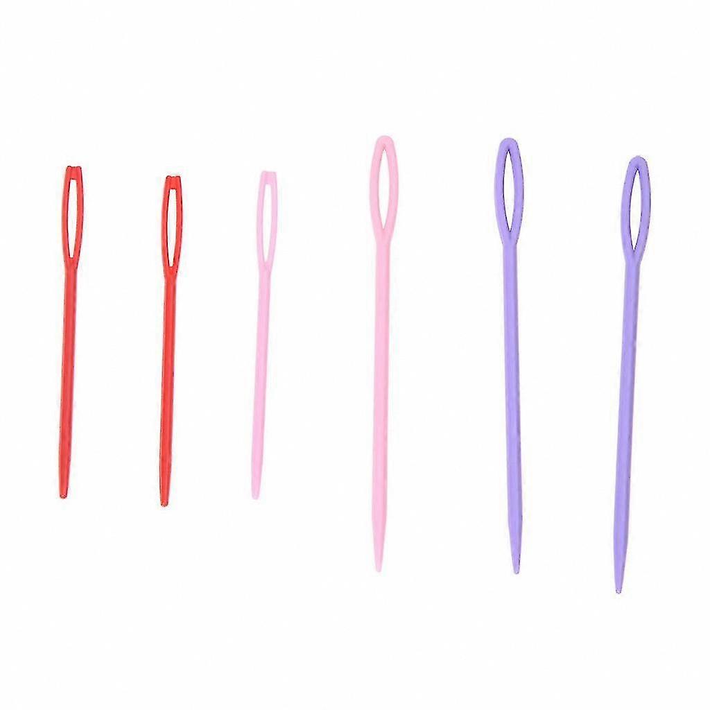 Plastic Stuffing Needles for #6 Thread, 2 Sizes Sewing and Braiding