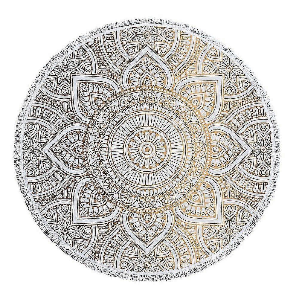 Soft Thick Round Mandala Beach Towel Microfiber