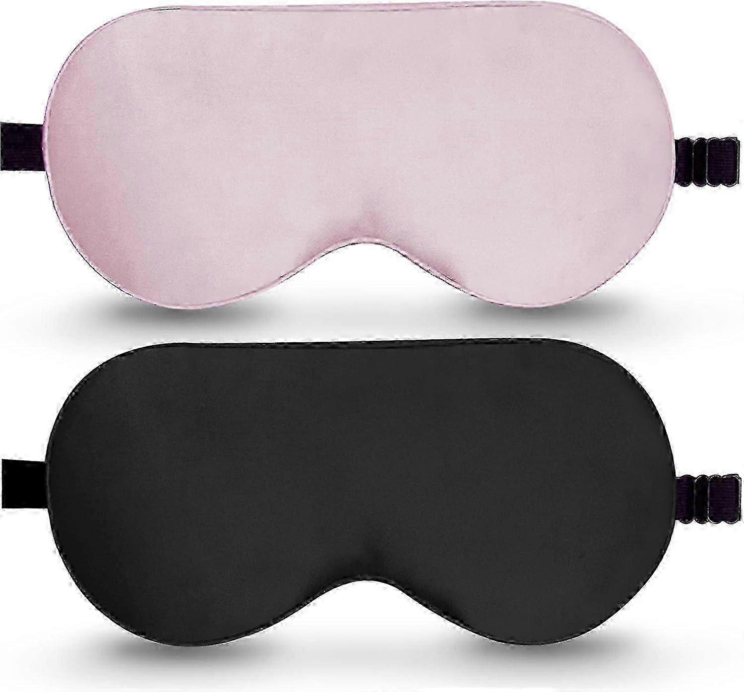 Hypoallergenic Silk Sleep Mask 2 Pack