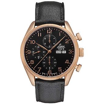 Laco Paris automatische Analog Herrenuhr mit Kuhfell Armband 861870