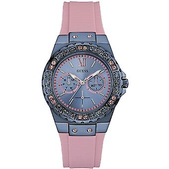 Guess limelight Quartz Analog Woman Watch with W0775L5 Rubber Bracelet