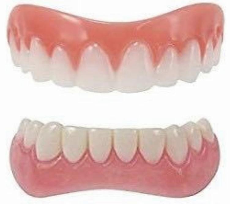 Silicone Upper Lower Dentures Oral Hygiene Tools