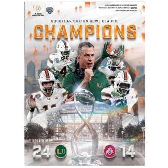 Goodyear Cotton Bowl Champions Miami Hurricanes December 31 2025 Jigsaw Puzzle RNB274