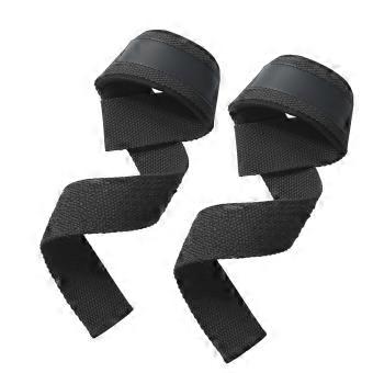Weight Lifting Wrist Strap Lifting Wrist Strap for Weightlifting Bodybuilding Powerlifting Strength Training Deadlifts Men Women Regular Style Black