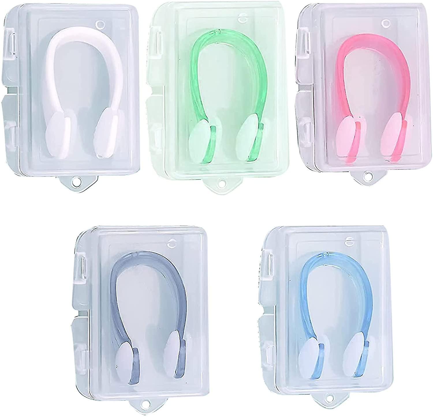 Swimming Silicone Nose Clip 5 Pcs