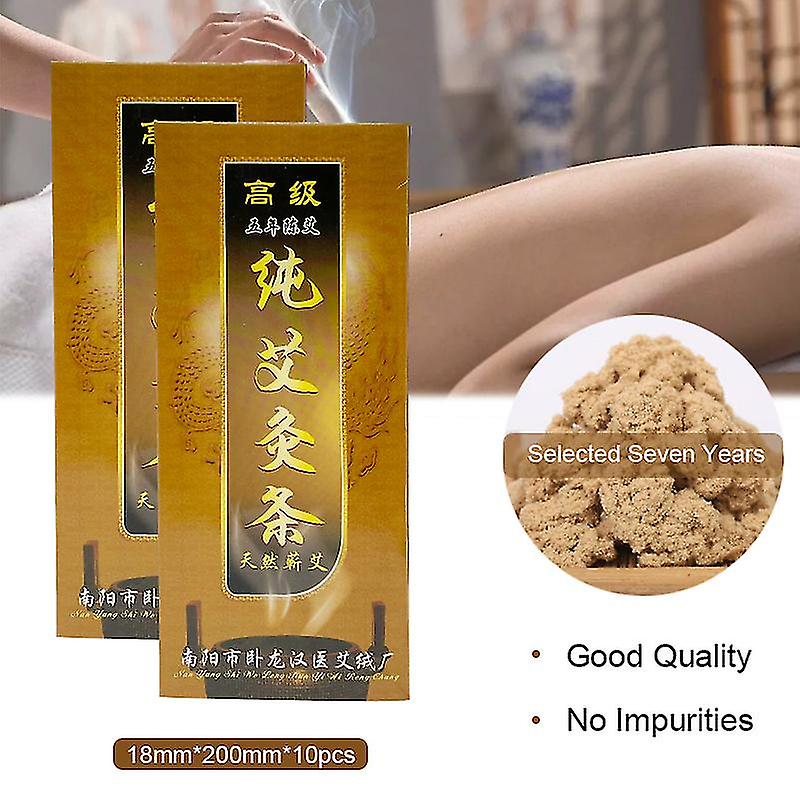18x200mm hagyományos Moxa Roll Mox Stick Moxa Moxibustion Pure Moxa Stick Pain R