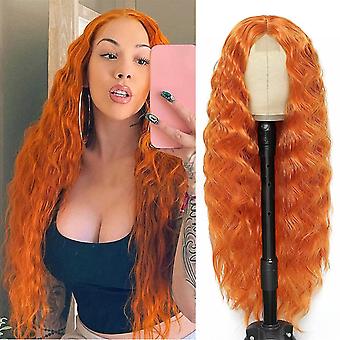 Wig Deep Wave Long Curly Hair Front Lace Wig Female Wig High