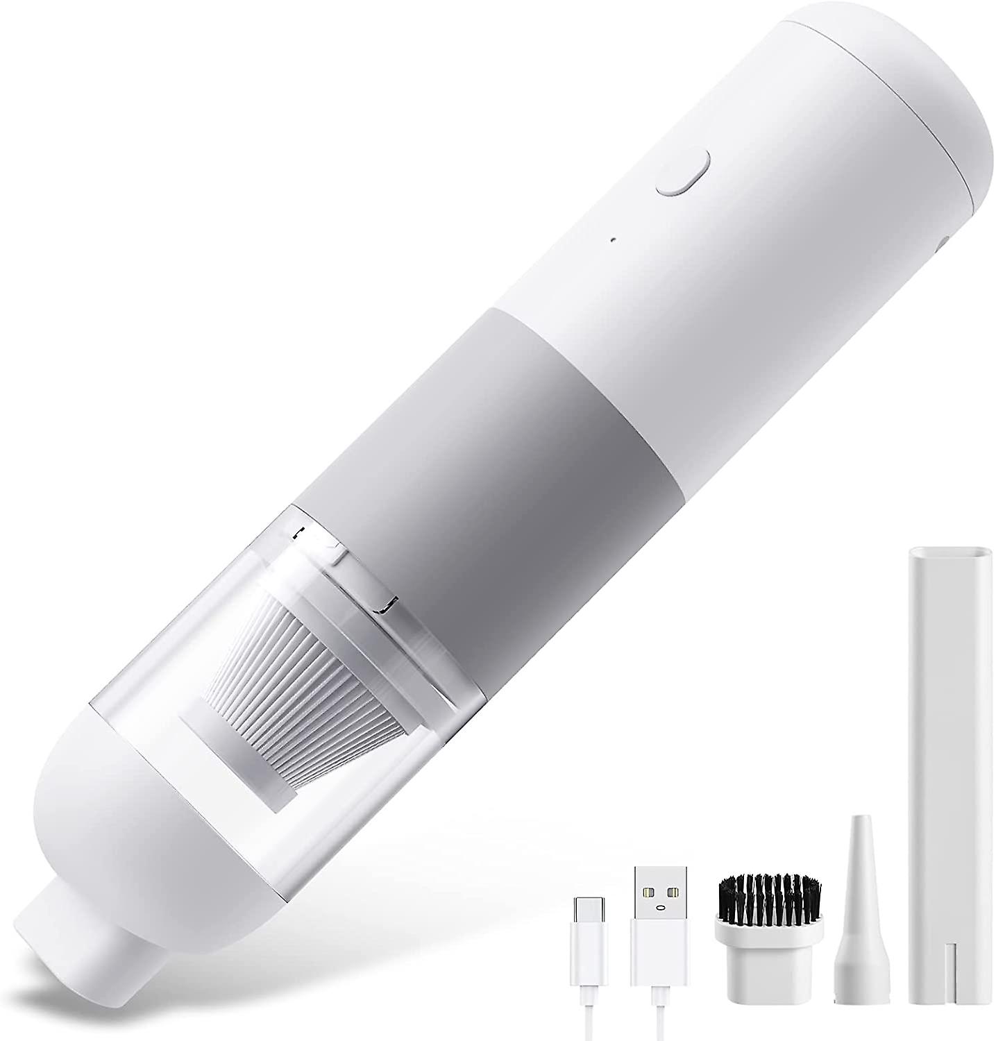 Mini Vacuum Cleaner, Handheld Vacuum Cordless,powerful Suction 9000pa,usb-c Fast Charging, Portable Vacuum Easy To Clean Desktop, Keyboard, Car Vacuum