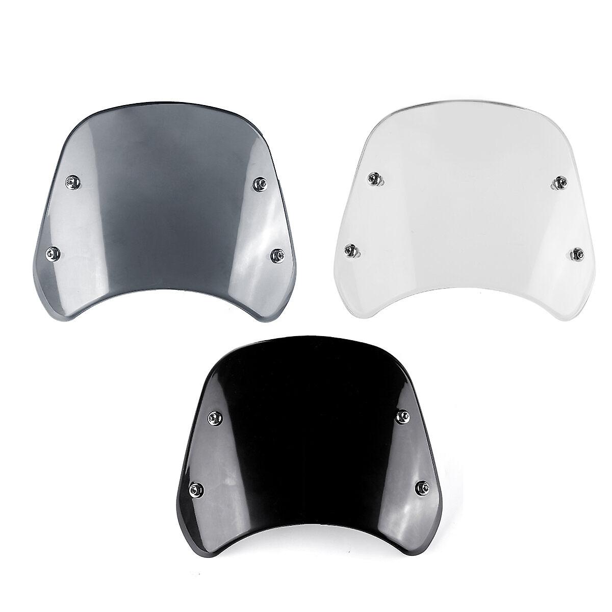 Motorcycle Windshield Wind Deflector For 5-7" Headlight Windscreen