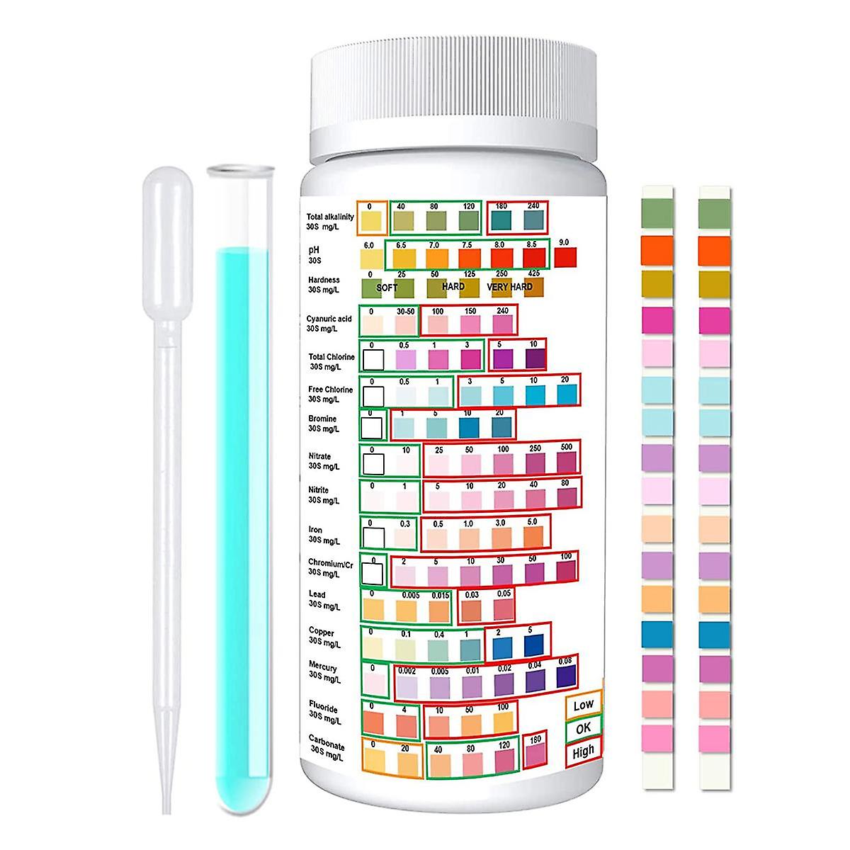 16 in 1 Water Testing Kits for Drinking Water- Home Water Test Kit,Water Quality Measurement Kits (