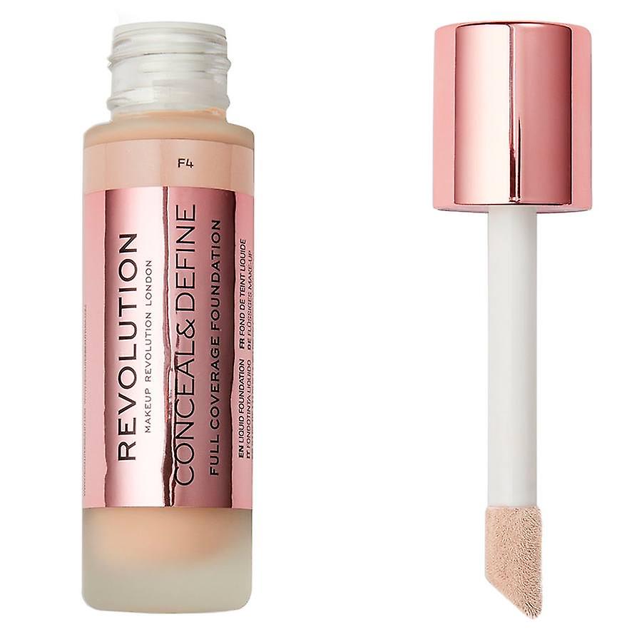 Makeup Revolution Conceal & Define Foundation F4
