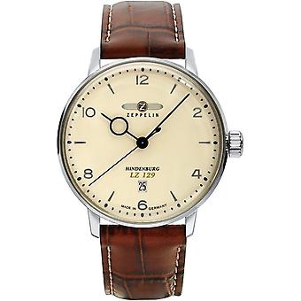 Zeppelin lz129 hindenburg Men's Watch Analog Quartz with Cowhide Bracelet 8042-5