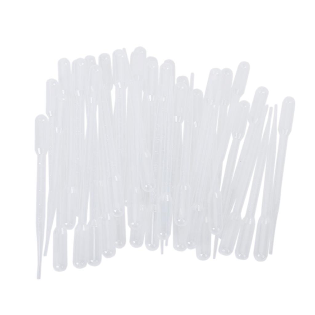 50pcs 3ml Transfer Pipette Graduated Dropper