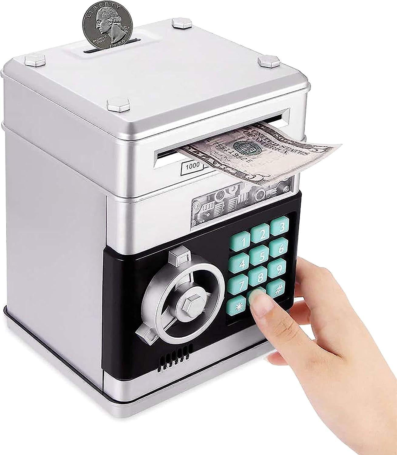 Electronic Mini Safe Money Box for Kids, Digital Lock, Compact Size, Ideal Birthday Gift, Secure Storage Solution