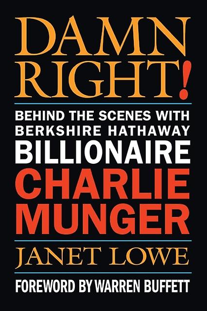 Damn Right by Janet Lowe Paperback Book