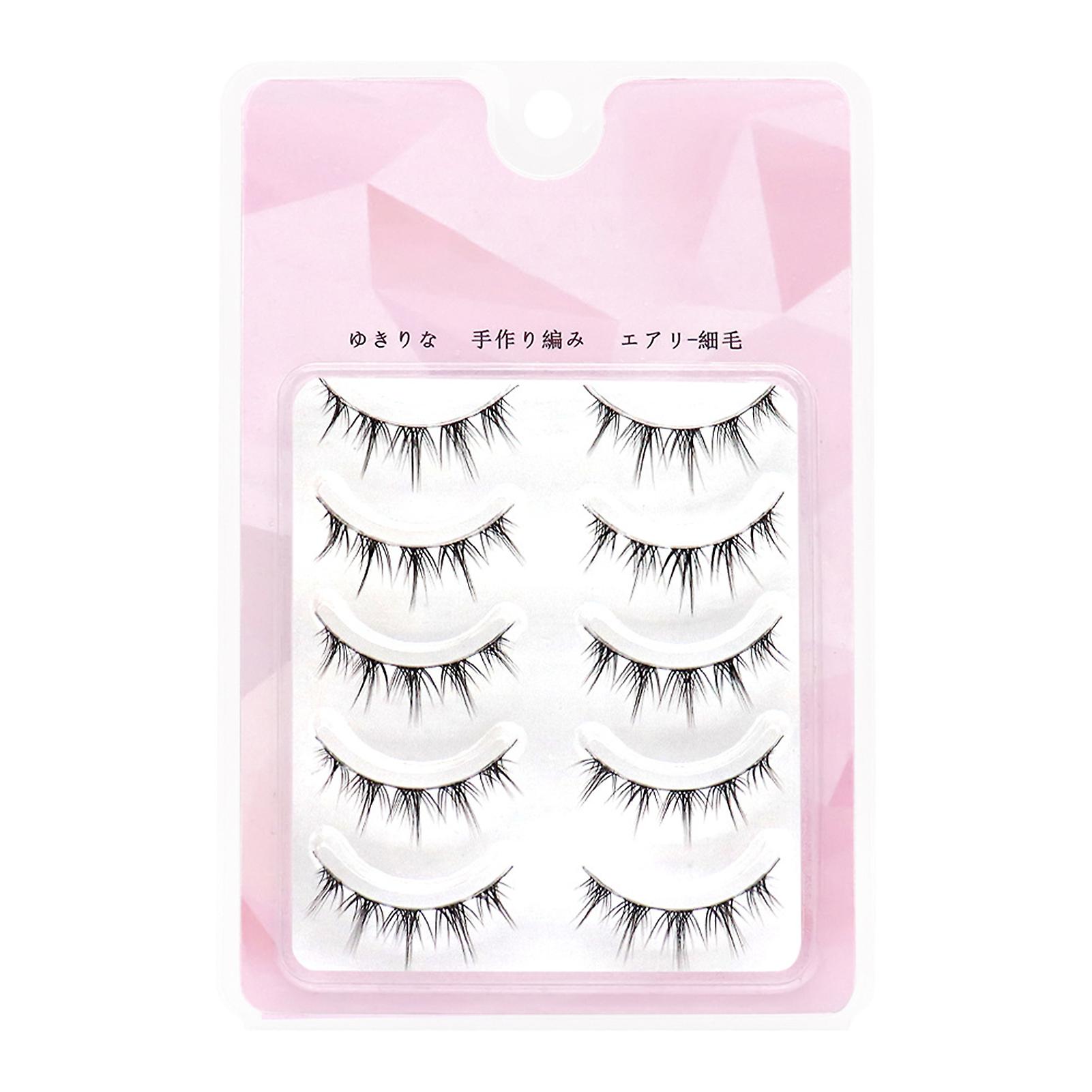 Comic Look False Eyelashes Handmade Multi-layered Fur False Eyelashes Contact Lens Friendly