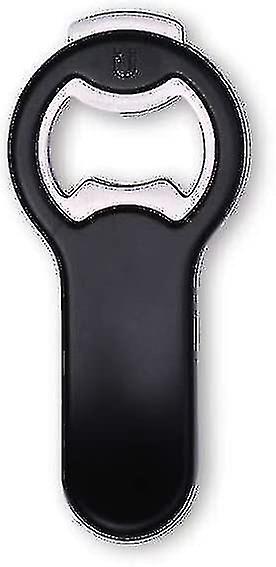 2 In 1 Bottle Opener With Magnetic Cap Catcher - Pop Can Opener Stick To Refrigerator For Easy Storage To Avoid Loss - Easy Picking-up -1 Pack Beer O