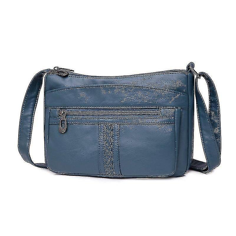 المرأة حقيبة الكتف حقيبة الأم في منتصف العمر بو غسلها الجلود سعة كبيرة رسول حقيبة أفضل هدية