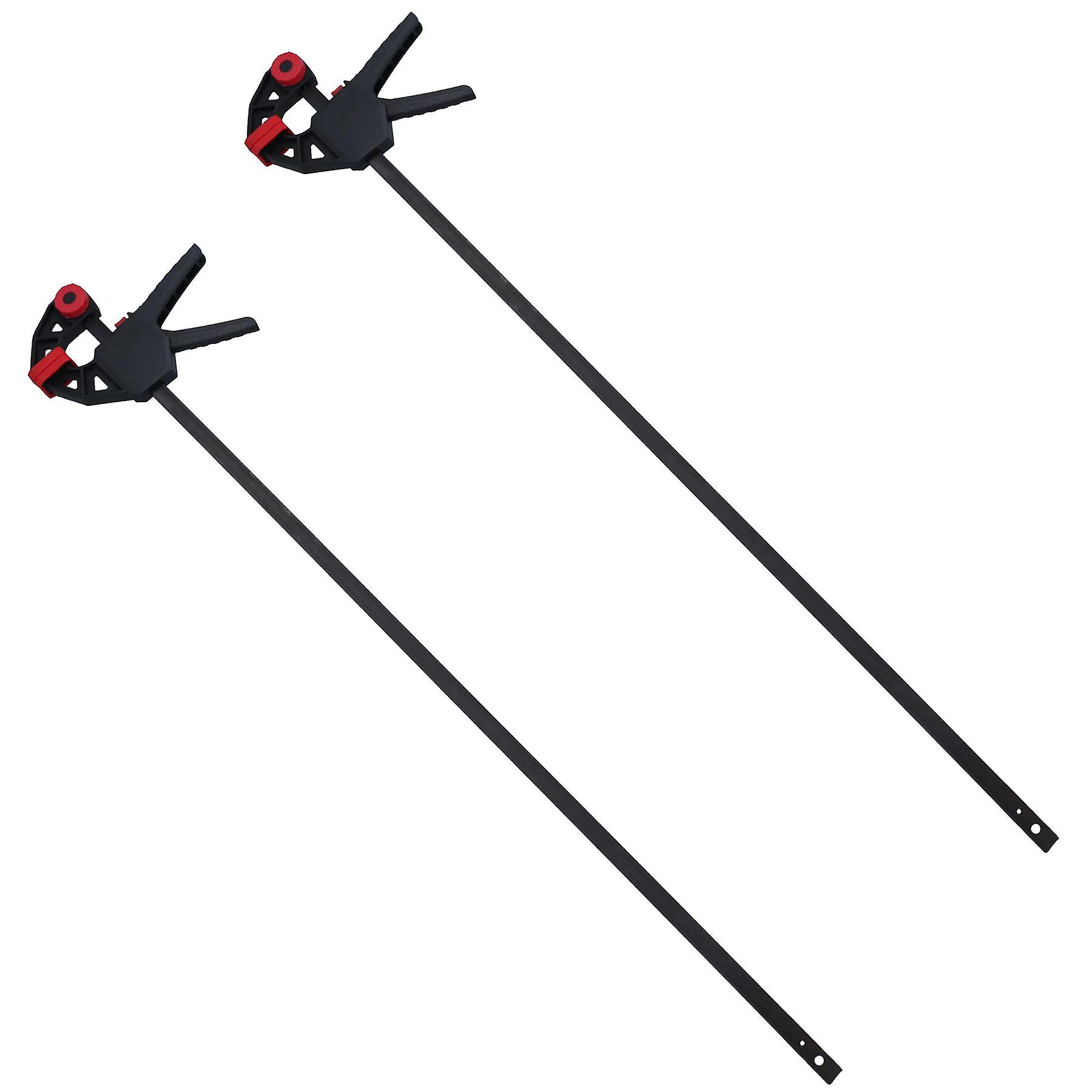 36" Quick Release Ratchet Rapid Bar Speed Clamp Holder Grip Spreader Fastener 2pc