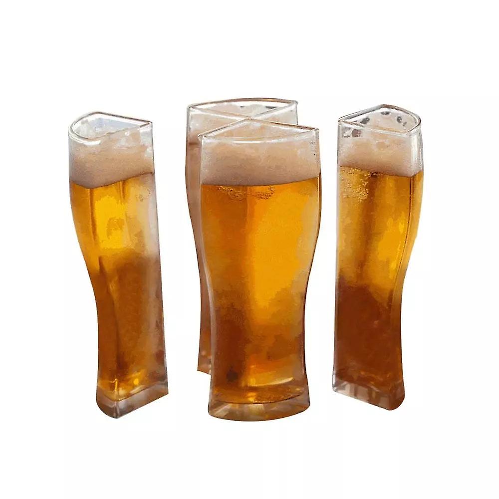 Large Capacity Super Schooner Glasses Mug - 4-part Separable, Thick Transparent Cup For Club, Bar, Party, Home