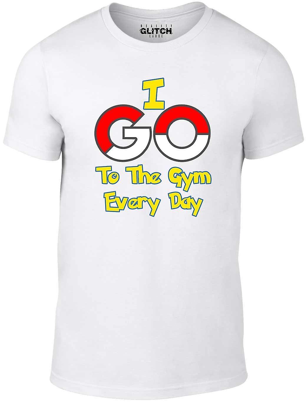 Men s I Go To The Gym Every Day T shirt Inspired Design Fruugo DK