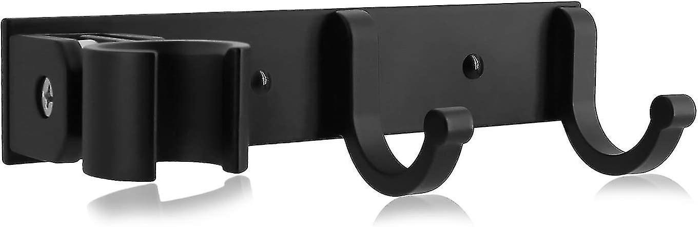 Universal Hand Shower Holder With 2 Hooks, Adjustable Aluminum Alloy Wall Mounted Shower Holder, Sel