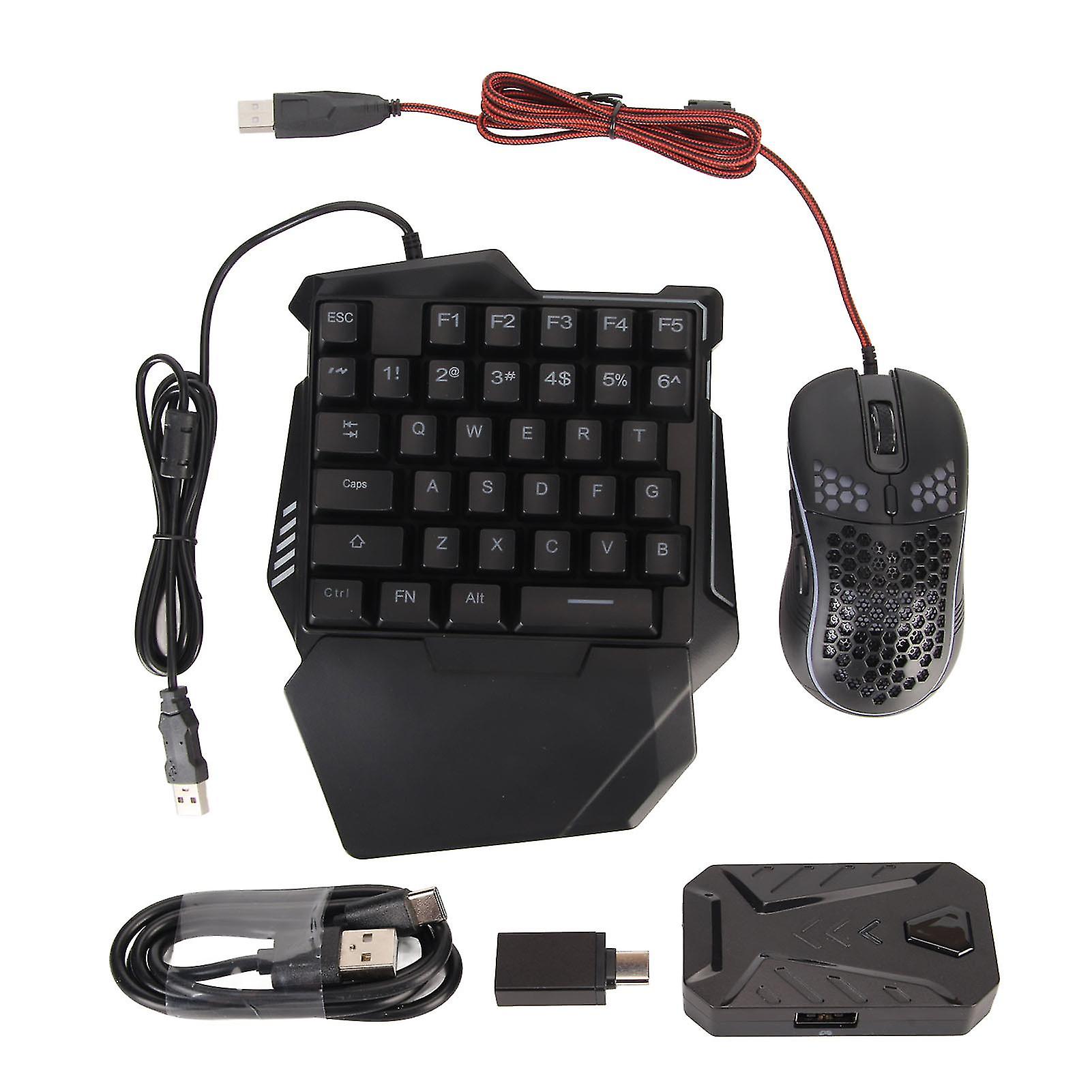 Silent Plug & Play Gaming Keyboard Converter for PS4, Xbox, Switch - Customizable Keys
