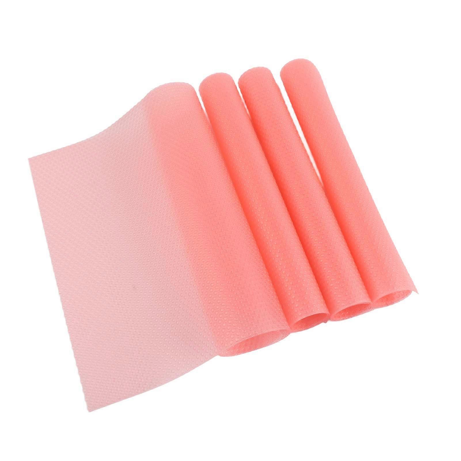 Antibacterial Refrigerator Mat Antifouling Anti-mold Moisture Absorbent Preservation Pad Pink