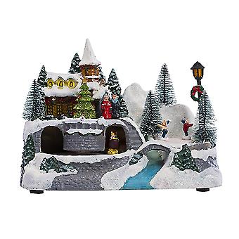 Led Luminous Ornt Figurine Crafts Xmas R