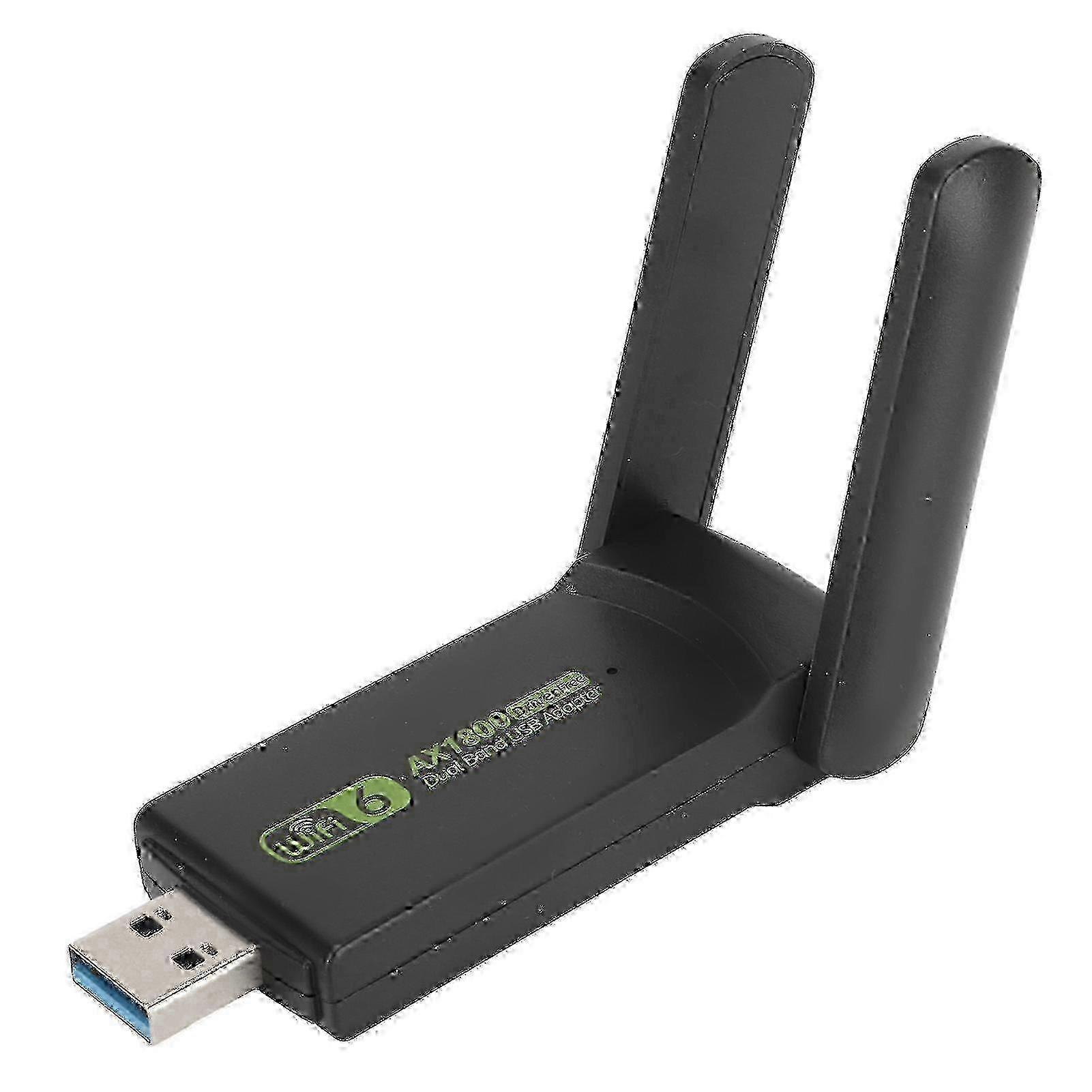 Efficient Dual Band Wireless Network Adapter, Supports Up To 1201Mbps On 5Ghz Or 573.5Mbps On 2.4Ghz Band For Uninterrupted Streaming And Gaming