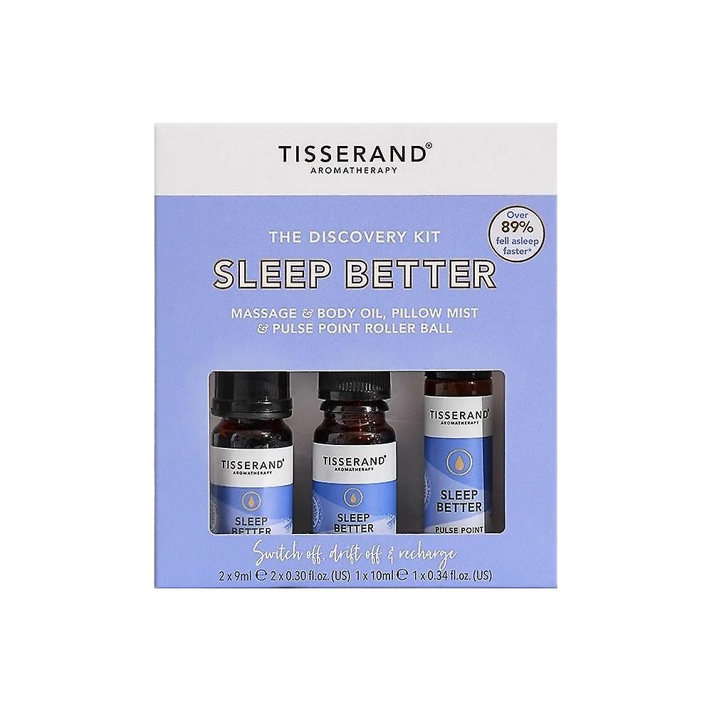 Tisserand Aromatherapy Sleep Better Discovery Kit - set of essential products for good sleep (2 x 9 ml, 1 x 10 ml) 6532