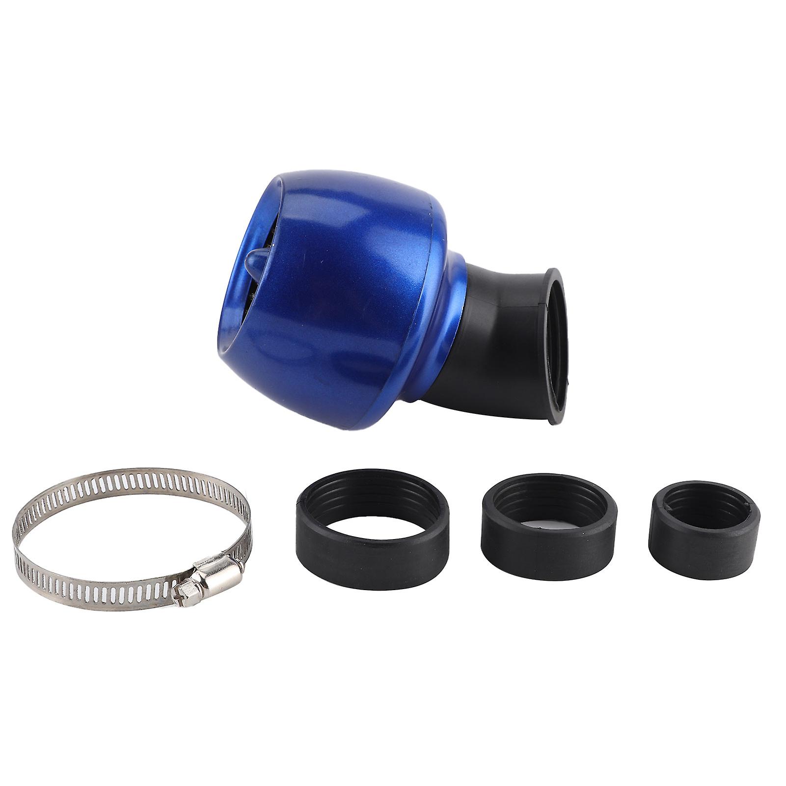 Motorcycle Intake Filter Air Filter Washable Reusable Universal for 1.1-1.9in Inner Diameter Pipe