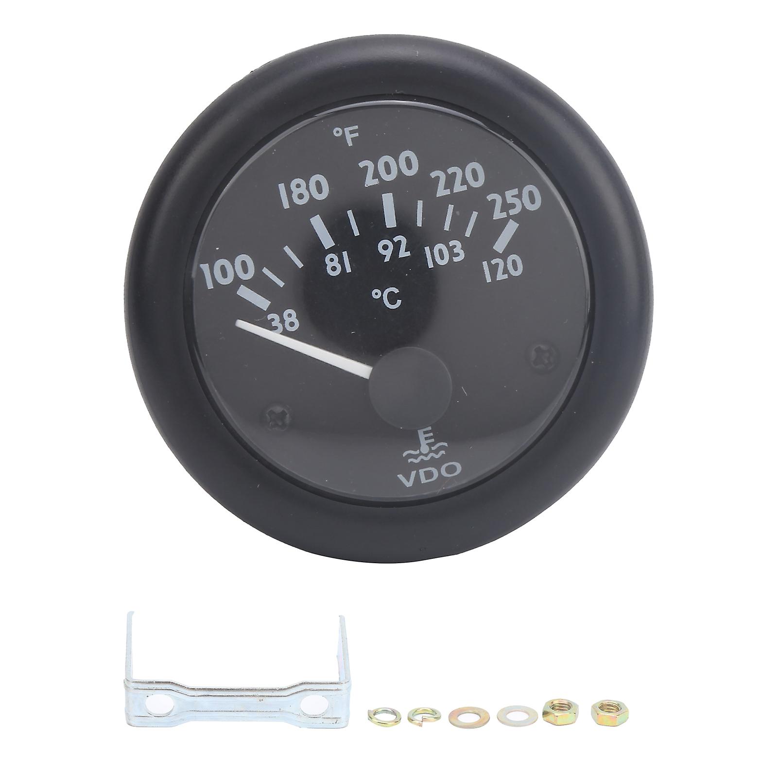 52mm Water Temperature Meter Electromagnetic Pointer Generator Set Engine Thermometer VDOWT(DC24V )