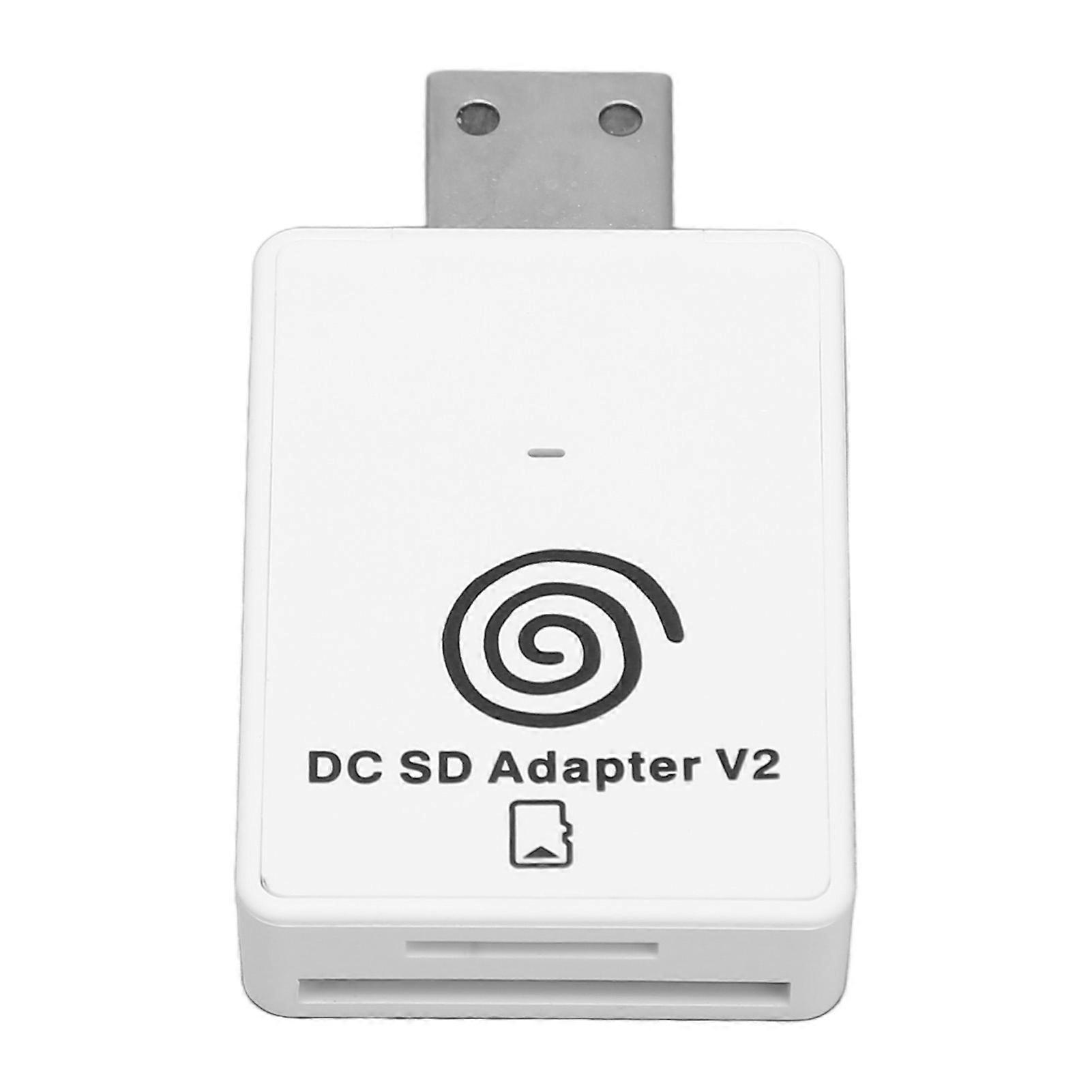 Storage Card Reader Adapter Professional Plug and Play Memory Card Reader for Sega Dreamcast for Dreamshell V4
