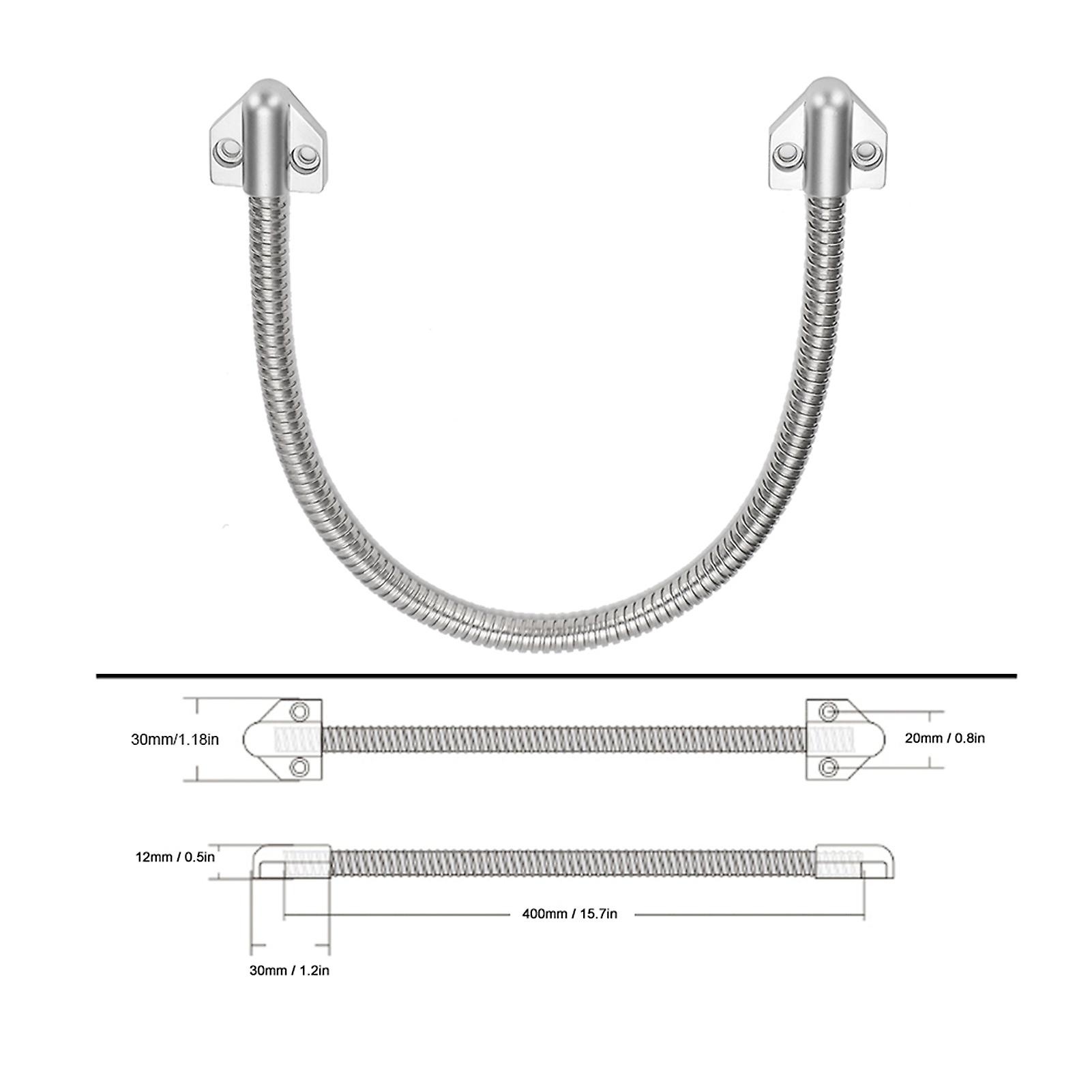 Stainless Steel Door Loop Exposed Mount Access Control Cable Defender Line Protector