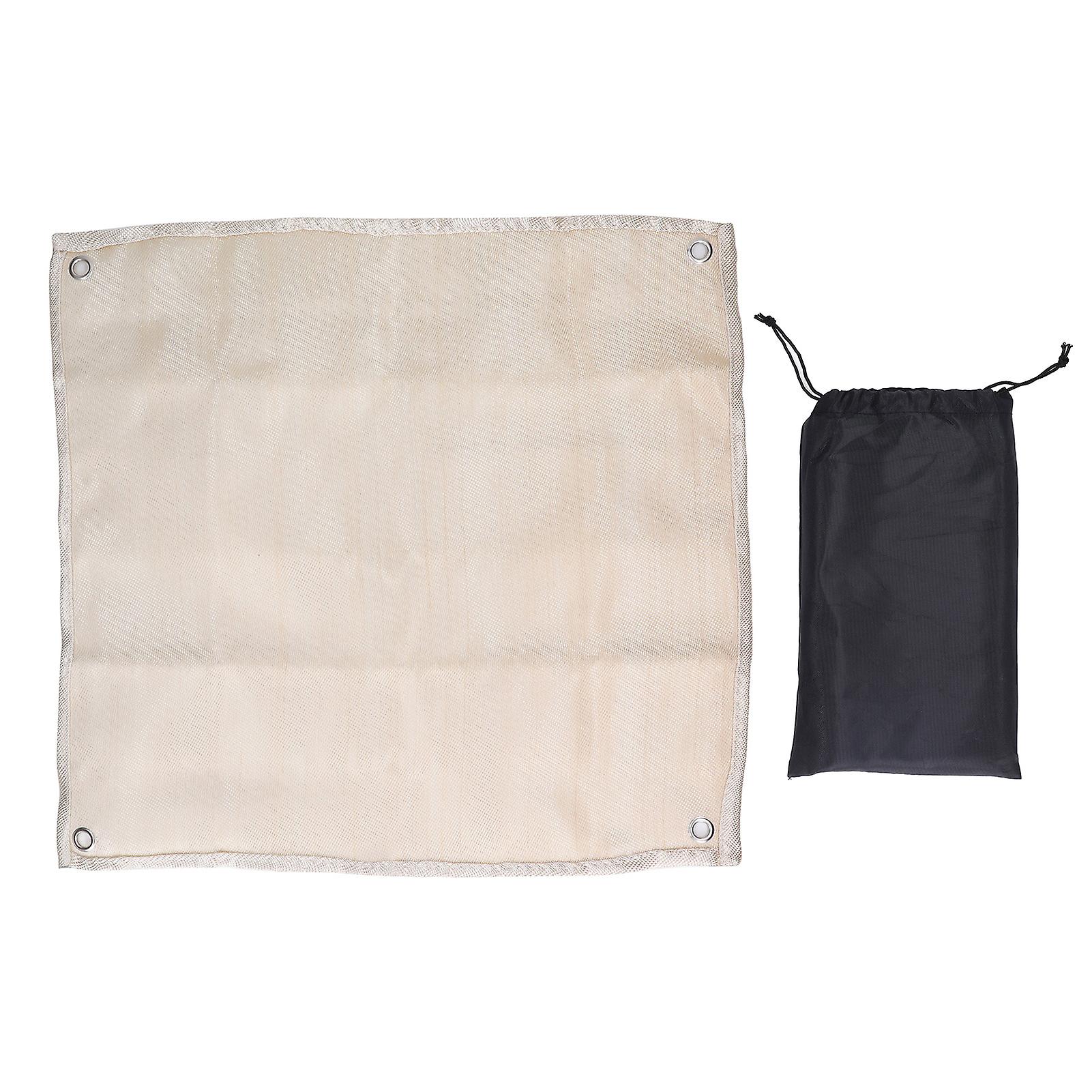 Fire Blanket Fiberglass Fireproof 550℃ Fire Extinguisher Suppression Blanket 50x50cm
