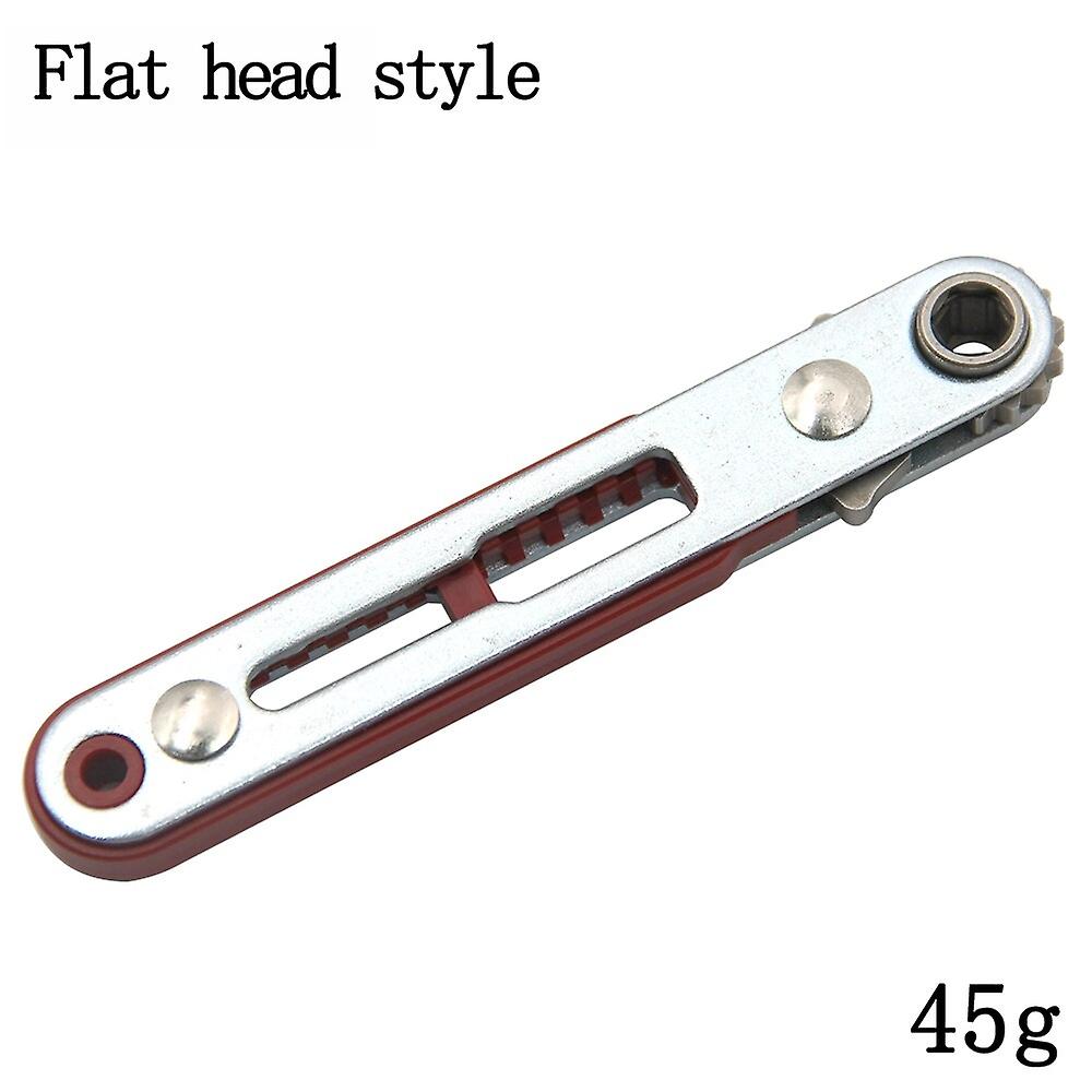 Multifunctional Bidirectional Forward and Reverse Ratchet Screwdriver Elbow Flat Head Wrench Cross S