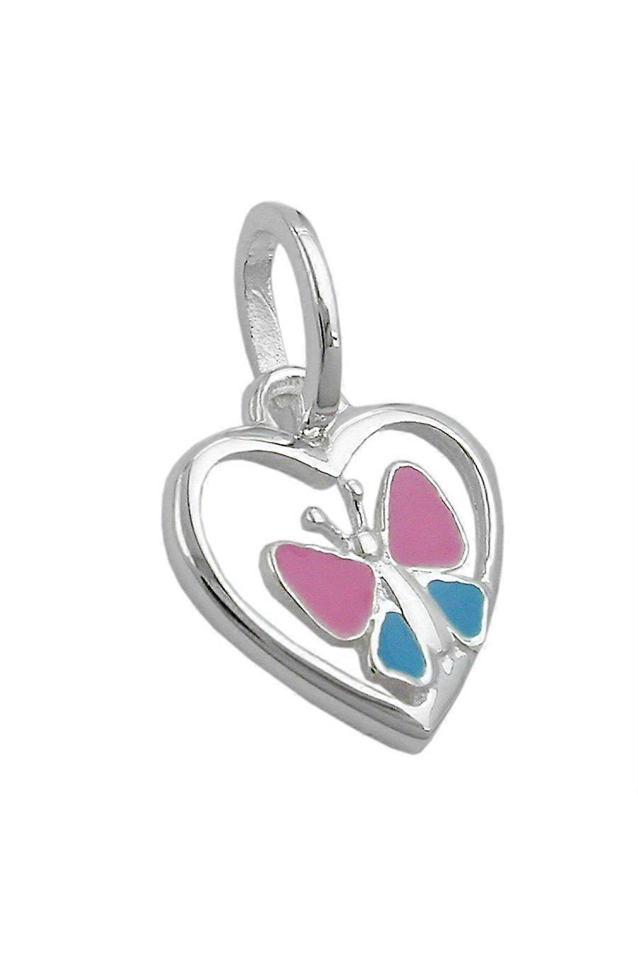 Pendant Heart Butterfly Silver 925 - Gl93111
