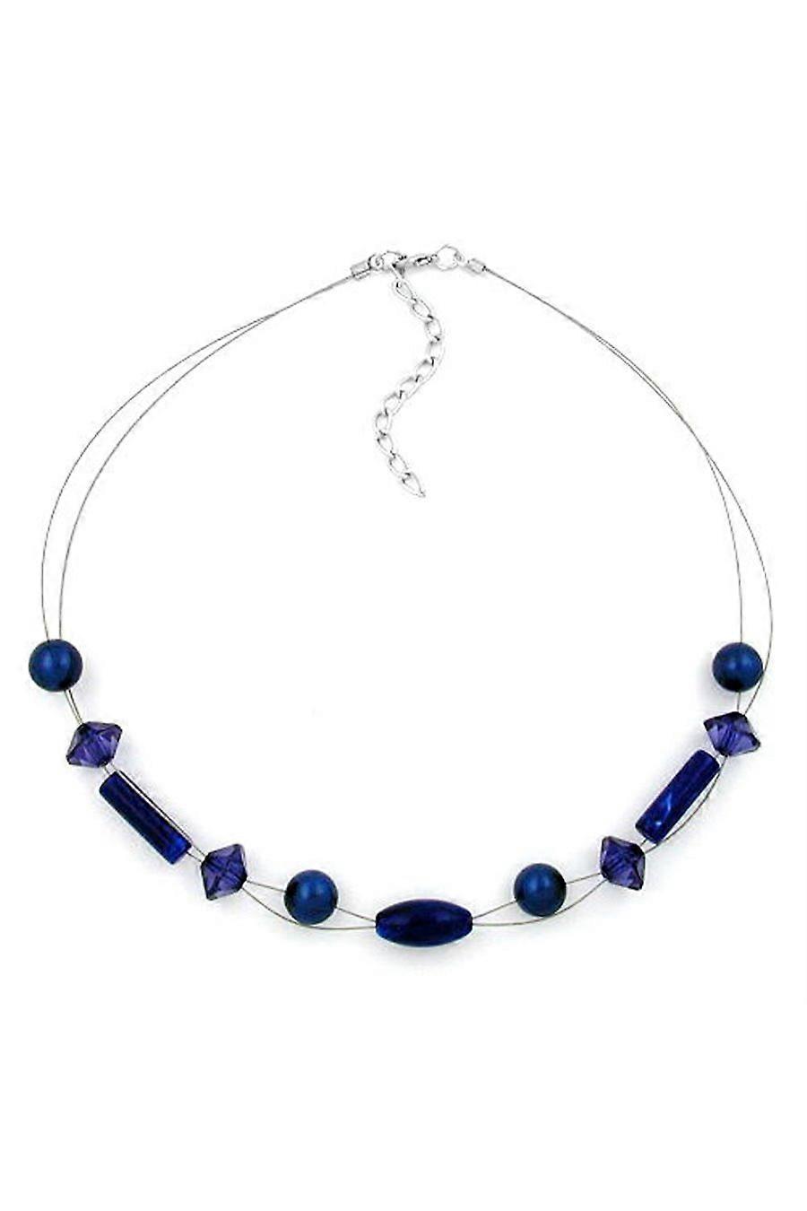 Necklace Blue Beads 42cm - Gl02821