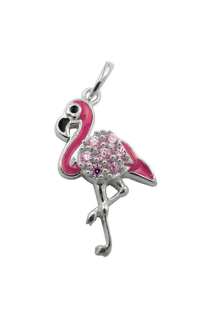 Pendant Pink Flamingo Silver 925 - Gl93794
