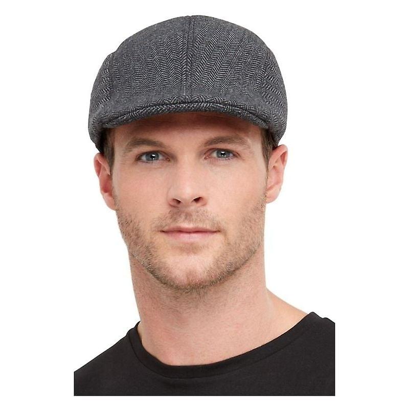 20S Gangster Flat Cap Grey 50984