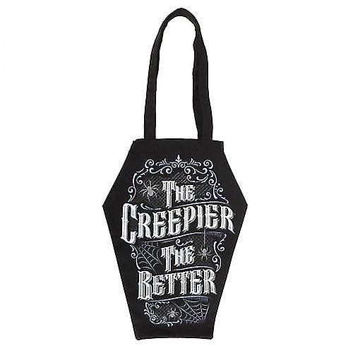Something Different The Creepier The Better Coffin Shaped Tote Bag
