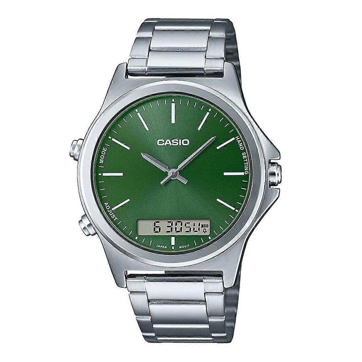 Men's Watch Casio COLLECTION Green Silver (41,5 mm)