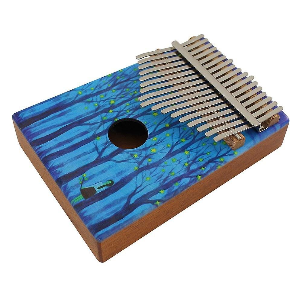 Piano portable en bois Kalimba à 17 touches